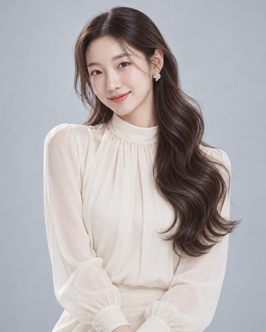 유연한 S컬 AI 스타일 연출 예시